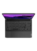 IdeaPad Gaming 3 15IHU6 Laptop With 15.6-inch Display / Intel Core i7-11370H Processor /16GB RAM / 512GB SSD / Nvidia GeForce RTX 3050 4GB Series / DOS / English/Arabic Shadow Black view 4